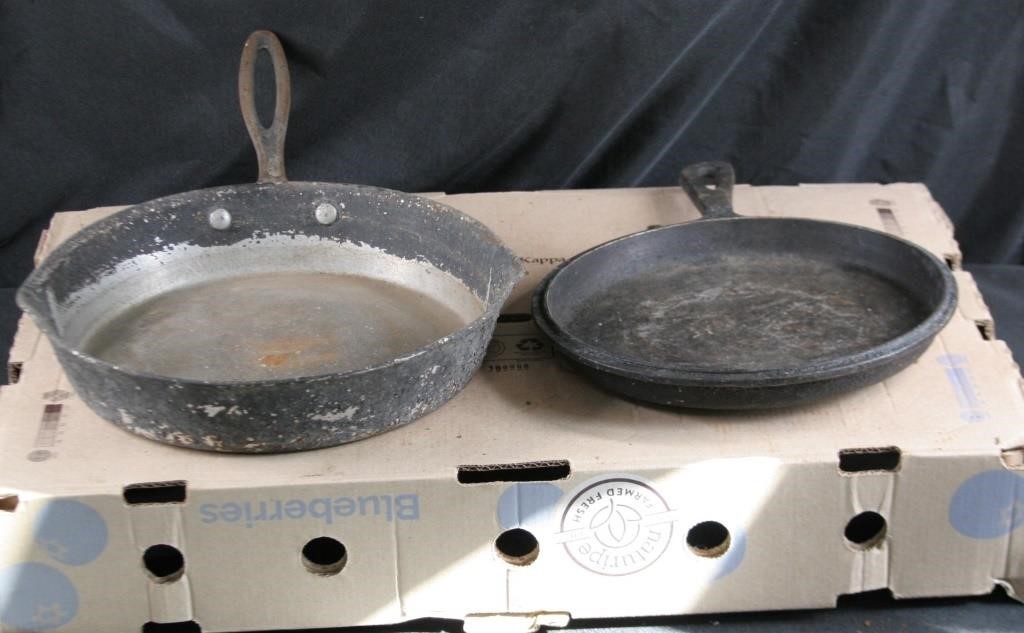 Metal Frying Pans 10 & 11 inch