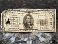 1929 First Nat'l Bank of Springdale Ark $5 Note
