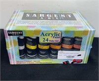 New Sargent Art Acrylic Paint 24 Tube Set