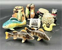 Fishing Collectible Salt and Pepper shakers