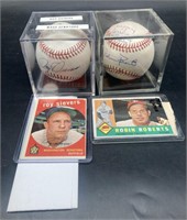 (D) Robin Robert’s and Roy Sievers signed