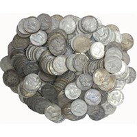 100 Franklin Half Dollars - 90% Silver