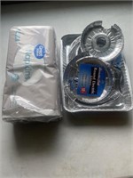 Napkins, aluminum electric oven liners