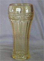 Arcadia Lace 10" vase - marigold