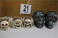 Skull Candles & Candle Holders
