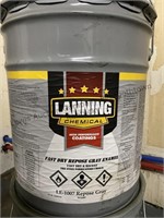 Lanning chemical 5 gallon, fast drying gray