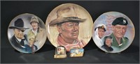 John Wayne Collector Plaates & Vintage Magnets