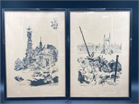 Framed Pfannl Egon Budapest Prints