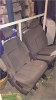 2 removable rear seats from what appears to be a