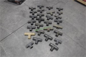 ~28 Assorted Pipe Tees 2"