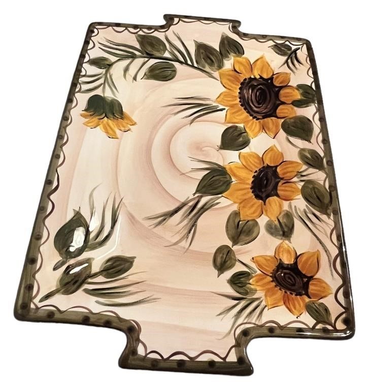 Whole Home Provencial Garden Rect Platter