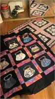 Two small lap quilts