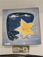 New shining star memory keepsake plate and book