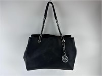 Michael Kors Black Handbag Purse 13.5"