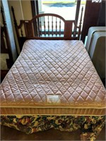 FULL SIZE MATTRESS SET, HEADBOARD, RAILS