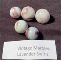 Vintage Marbles Lavender Swirls