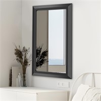 Amorho Black Bathroom Mirror  16x24 Inch.