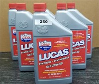 6 - 946 mL Lucas Synthetic 20W-50 Oil
