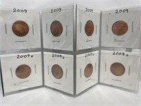 2009 USA One Cent Coins (8)