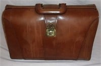 Vintage cowhide attaché case.