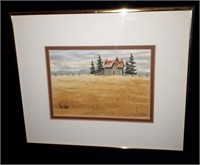 1982 signed watercolor.