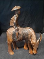 Hand Carved Exotic Wood Statue