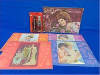 Coca Cola Collectible Pen & Posters / Place Mats