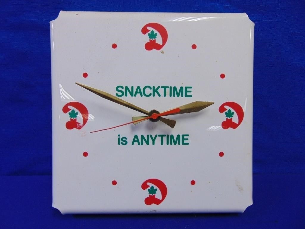 Dominion Grocers Wall Clock