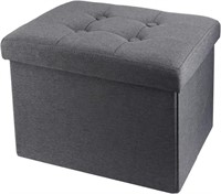 17x13x13 inches  Ottoman Footrest Stool with Stora