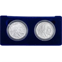 2001 $1 Buffalo Commem Set (2 Coins)