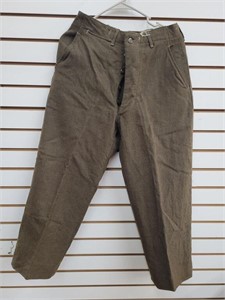 WWll US Army Button Fly Officers Wool Pants
