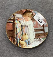 Bedtime prayer by Kathy Lawrence  plate