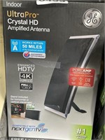 GE CRYSTAL HD AMPLIFIED ANTENNA RETAIL $30