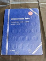 Lincoln Head Cent Book Not Full