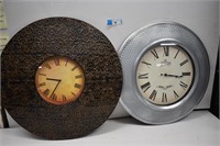 Two Large Wall Clocks
