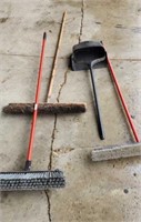3 Brooms & Dustpan