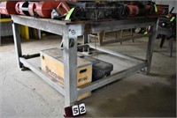 Welding Table, Approx. 6' x 6' x 39"H