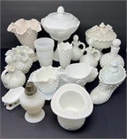 Hobnail and Milkglass
