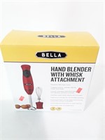 Bella hand blender with whisk attachment working
