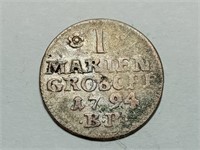 OF) 1794 Silver 1 Mariengroschen Lippe-Detmold