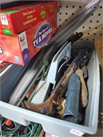 Tote of tools,shelf brackets,Remington tree stan