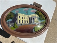 OLD DOMED PICTURE OF THE WHITE HOUSE