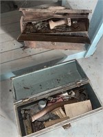 Metal Tool Boxes w/ Contents