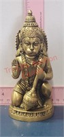 Solid Brass Hanuman statue - Protect from danger.