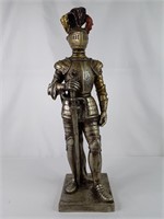 Medieval Knight Statue Marbro Lamp 2ft Tall