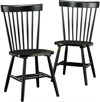 Sauder Spindle Chair Set Of 2 Black Item#418892