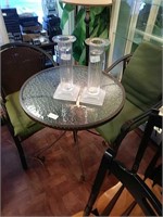 Patio Bistro Set like new with two chairs