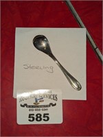 Sterling salt spoon