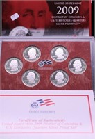 2009 SILVER PROOF QUARTER SET