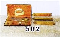 Bag lot assorted measuring devices: early 19th